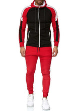 Load image into Gallery viewer, 5XL Big Size Mens Tracksuits 2019 Men's Clothing Hoodies Red Stripe Sport Tracksuit Men Set Casual Tracksuit Men Sweat New
