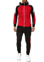 Load image into Gallery viewer, 5XL Big Size Mens Tracksuits 2019 Men's Clothing Hoodies Red Stripe Sport Tracksuit Men Set Casual Tracksuit Men Sweat New